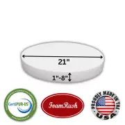 FoamRush 21" x 21" Diameter High Density Upholstery Foam Seat Cushion Stool USA