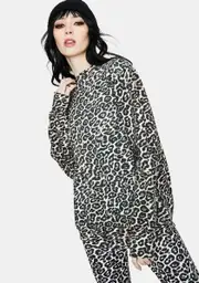 [AFRM] Spring Leopard Diana Crewneck Sweatshirt