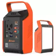 Portable Power Station 83Wh, Solar Generator Power Bank with 110V/80W AC Outlet