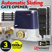 KENNER E Solar Automatic Sliding Gate Opener with Hardware 4m 5m 6m