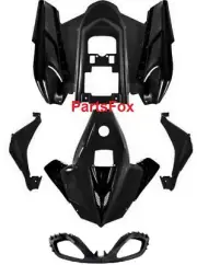 Plastic body fender Taotao 125cc Coolster VITACCI JET-9125CC Black 10 pcs