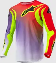 *FREE SHIPPING* ALPINESTARS FLUID LUCENT JERSEY WHITE/NEON PICK YOUR SIZE