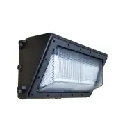 60 Watt LED Glass Wallpack Outdoor, Security, Barn, Warehouse Light, Daylight UL