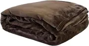 Ultraplush Blanket Chocolate Super King