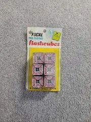 Vintage Lot of 6 Flash Cubes Flashcubes - Kmart NIP