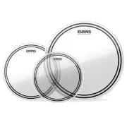 Evans EC2 Clear Drumhead Pack 10/12/14