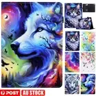 For Samsung Galaxy Tab A9 Plus A8 A7 S6 Lite A Case Pattern Leather Flip Cover