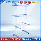 4-Tier Clothes Drying Rack with Two Wings Multifunctional Clothes Dryer Stands