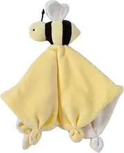 Burt's Bees Baby - Lovey Plush, Hold Me Bee Soother Security Blanket, Organic Cotton (Sunshine Yellow)