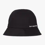 HAVE A GOOD TIME SIDE LOGO BUCKET HAT 黑色漁夫帽