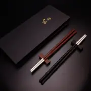 2 Pairs Chinese Solid S999 Sterling Silver Chopsticks Wood 2 Kinds Redwood 60814