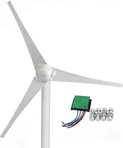 Wind Generator, 12V / 24V 500W / 600W / 700W / 800W Wind Generator Hybrid Wind Generator Wind Generator 3 Blades 20A Wind Generator Kit,700W24V-5 leaves/13574 (Color : 700w12v, Size : 3 Leaves)