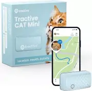 GPS Cat Tracker 6.5 lbs+ Real-time Pet Location Tracker Health & Wellness Alerts