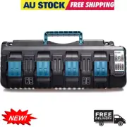 DC18SF 4-Port Battery Charger For Makita Lithium BL1830 BL1840 BL1860 14.4V-18V