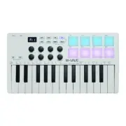 M-VAVE SMK-25 25 Key MIDI Keyboard Controller with RGB Backlit Drum Pads