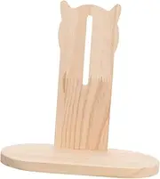 Abaodam Hamster Wheel Stand Wooden Exercise Wheel Bracket with Mute Design Stable Structure for Hamster Portable for Easy Use Support for Active Pets
