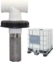Rain Barrel Water Filter,Rain Water Inlet Screen Filter Cap - Stainless Washable Gallon Tank Mesh Strainer Reusable for Yard