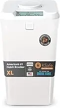 Kitchen Safe Time Locking Container, Phone Jail, Medication Lock Box, Break Bad Habits, Quit Smoking, Stop Snacking, Gaming Addiction, Family Time (XL, White Lid + 10.4” White Base)