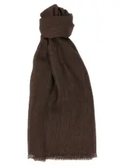 [Brunello Cucinelli] Brunello Cucinelli-Lurex Scarf Sciarpe Marrone-Donna OS