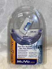 Creative MuVo Micro N200 MP3 Player White Brand New Factory Sealed