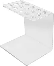 WOONEKY Hair Stylist Scissor Holder Acrylic Scissor Rack Hair Salon Tools Organizer Pen Holder