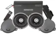 NEW Kenwood P-HD1F Speaker/Amp Kit, Select 2014+ Harley Bikes w/ 6-1/2" Speakers