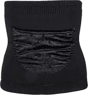 Warm Wool Waist Support Belt for Cold Weather Stretchy Thermal Kidney Protector Comfortable Abdominal Band for Lower Back Support for Office Winter Activities Black