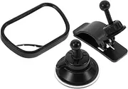 SHOWERORO Car Backseat Mirror Adjustable Auto Interior Mirror for Safe Rear Seat Viewing Shatterproof Design Compatible with Various Car Models Easy Installation for Parents