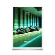 Aston Martin Aramco F1 Team AMR25 2025 Official Poster