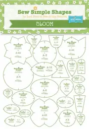 Lori Holt Bloom Sew Simple Shapes - 24 Plastic Applique Quilt Templates
