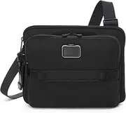 [TUMI] Alpha Bravo Service Crossbody Bag - Zip Pocket, Tracer, Luggage Tag - Ballistic Nylon - 9.3" X 12.3" X 3.0" - Black, Black, One Size