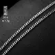 銀鏈子 珍珠項鏈925純銀情侶鎖骨鏈時尚裝飾男女簡約韓版潮銀鏈1入