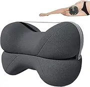 Side Sleeper Pillow Between Legs - Knee Pillow for Sleeping, Zipper Closure | Ergonomic, Between Knee Pillow, Washable, Leg Positioner for Pregnant Women Sleep, Sofa, Plane, Chair, Car