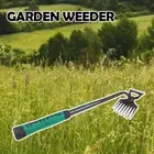 Stainless Steel Hand Weeder Rake WeedingWeed Remover GardenD Manual Puller T2W5