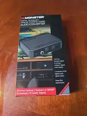 Monacor Monster Combo Audio Converter Black (Digital/Analog)