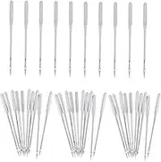 LIFKOME DIY Threading Tool Needle Recognition 60pcs Sewing Machine Needles for Cotton Silk Quilting