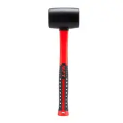 MPT Rubber Mallet PRO Heavy Duty Fibreglass Handle Soft Face Hammer 225gm 8oz