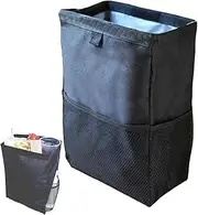 Foldable bin for car, car rubbish bag - leakage dofter hanging bin bag | light weight with large capacity, organisers for travel or camping