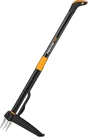 Fiskars Xact Weed Puller, Black/Orange
