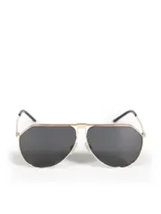 Gold Tinted Aviator Sunglasses