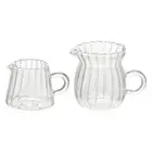 Glass Coffee Milk Jug Coffee Frothing Cup Lightweight Thick Practical Heat