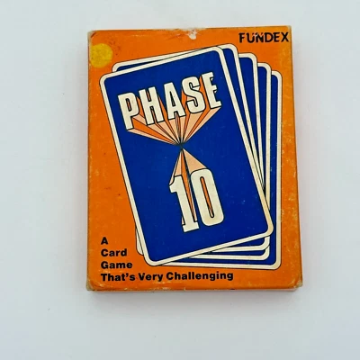 Vintage Phase 10 Playing Cards Fundex 1986 Cat No 9220 NOS