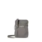 Baggallini Women's Bryant Pouch with RFID Pewter Cheetah One Size