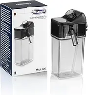 De'Longhi Milk Jug DLSC018, Milk Frother Jug Compatible with De'Longhi Coffee Machines, Replacement Part for LatteCrema System