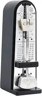Generic Mechanical Metronome Universal Metronome Practical Metal Loud Sound for Saxophone Guitar Piano Ukulele Instrument, Black