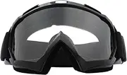 Dirt Bike Goggles, Motocross Goggles Anti-Uv, Dustproof Dirt Bike Glasses with Anti-Reflective Lens, Protective Eyewear for Men, Women, Kids, Youth, Mountain