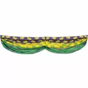 Mardi Gras Comedy & Tragedy Fabric Bunting 70" 2 Drapes Party Decorations