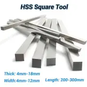 HSS Tool Square Lathe Turning Grinder Cutter Mill Blank Lathe Length200/300mm
