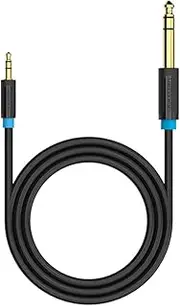 6.35mm to 3.5mm Stereo Jack Cable, Vention 6.35mm 1/4 inch to 3.5 1/8 inch TRS Stereo Audio Cable with Infection Molding Shell Design for iPod Laptop Home Theater Devices Musical Instruments and Amplifiers etc (2M)