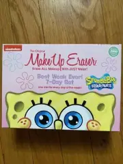 The Original MakeUp Eraser SpongeBob 7-Day Makeup Eraser Set Soft Reusable Cloth